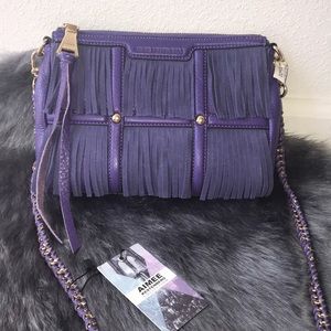 AIMEE KESTENBERG Leather & Suede Fringe Crossbody